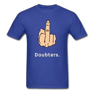 Doubters - royal blue