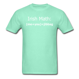 Irish Math - deep mint