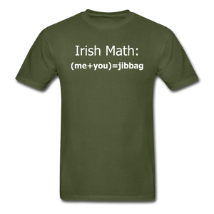 Irish Math - military green