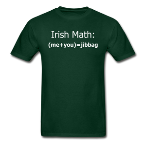 Irish Math - forest green