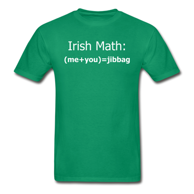 Irish Math - kelly green