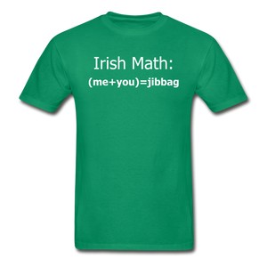 Irish Math - kelly green