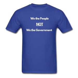 We the People - royal blue